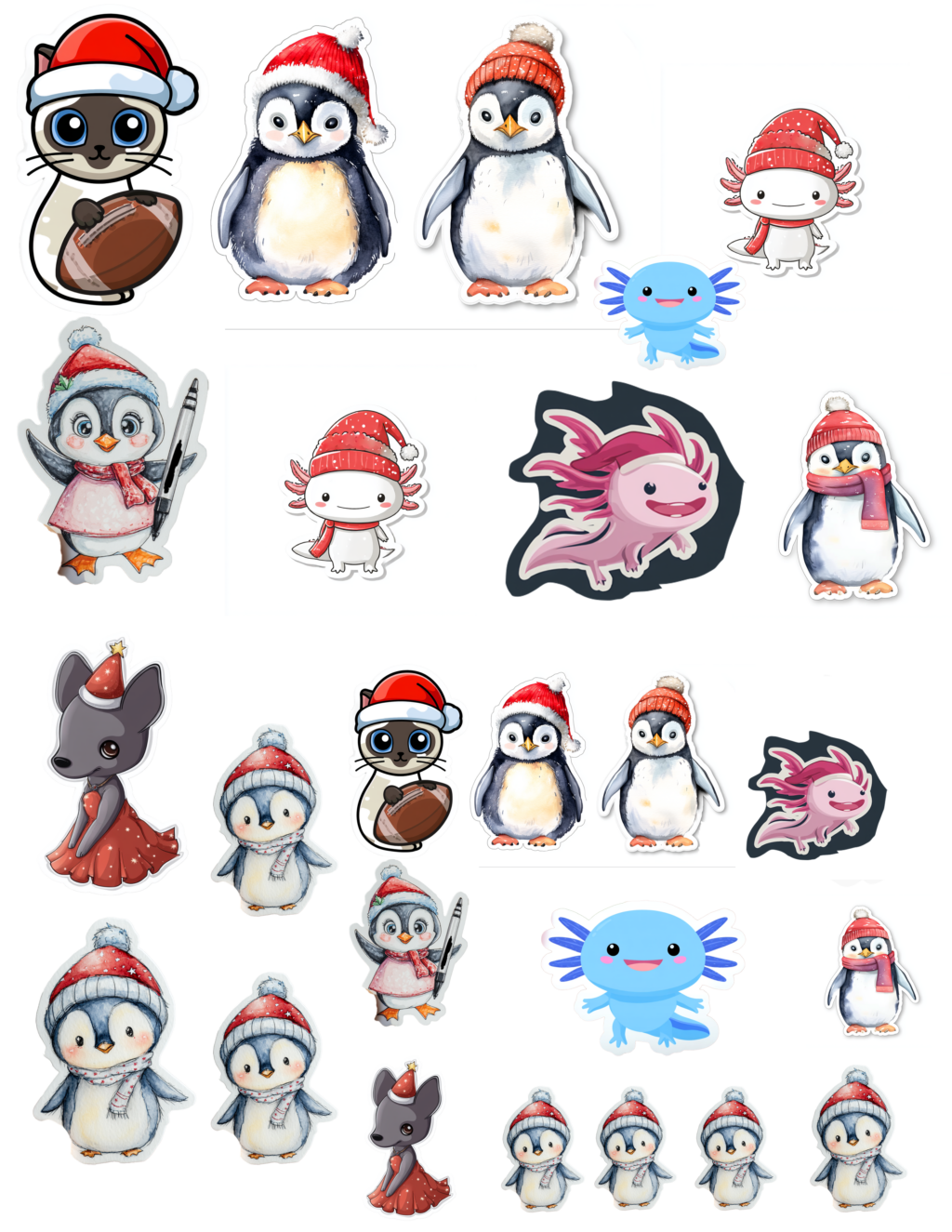 Stickers Navideños mexicanos para niños