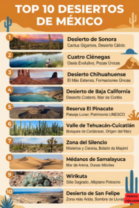 Top 10 desiertos de México